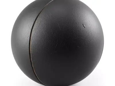 Realistic Medicine Ball Gym Equipment Low-poly 3D model