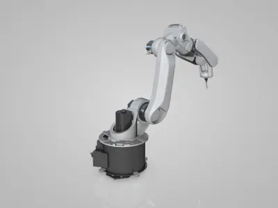 industrial robot arms  3D model