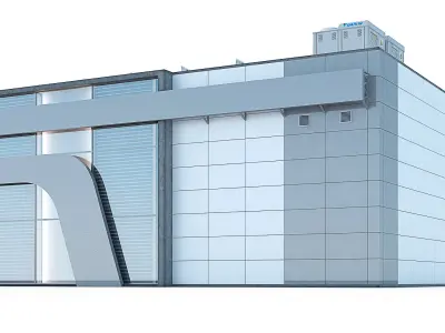 Office Building 3 3D model buy
