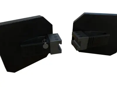 Rifle Shields  Low-poly 3D model