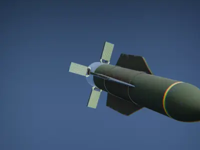 GBU-57 Massive Ordnance Penetrator 3D model