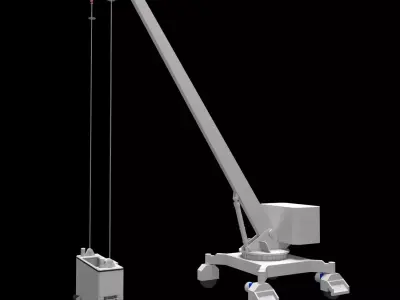 Crane medical 3D model
