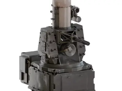 Phalanx CIWS Low-poly 3D model purchase