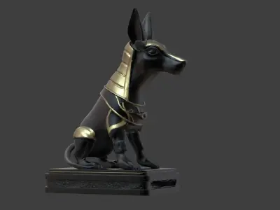 Anubis Statue 3D print model