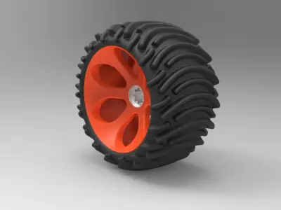 Offroad wheel 3D model