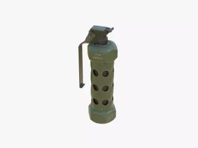 M84 Stun Grenade Low-poly 3D model get