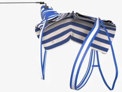  Camel Racing Saddle Gear Striped Blue 