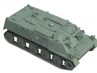 Fire Support Military Vehicle  Low-poly 3D model