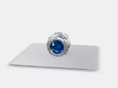 Cold Tubular Stasis Pod Low-poly 3D model