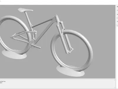 Bicycle - mountain-bike 3D model