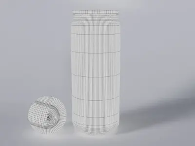 Tennis Ball Bottle 3D Model 3D model