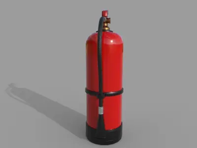 Fire Extinguisher Low-poly 3D model 23