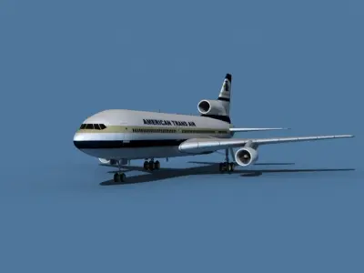 Lockheed L-1011-50 American Trans Air 1 3D model