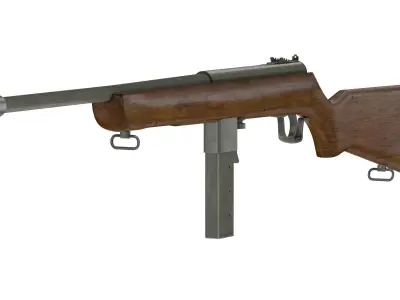 M50 Reising Low Poly PBR Realistic Low-poly 3D model