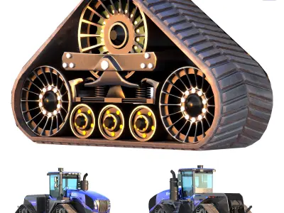 newholland t9 655 smarttrax 3D model