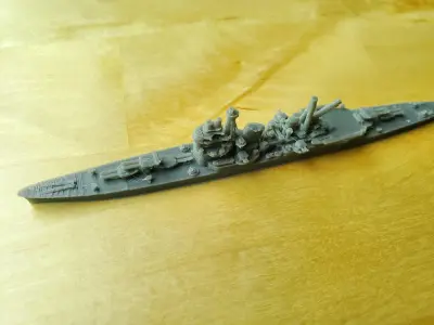 Japanese Myoko Class Cruiser Warship 3D print model