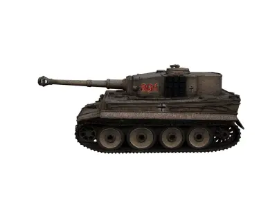 Tiger Tank Free 3D model purchase