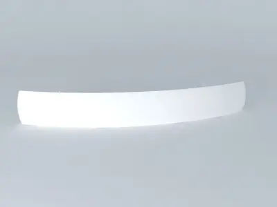 handle curved shelf Free 3D model