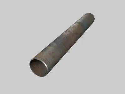 Steel pipes 3D model purchase