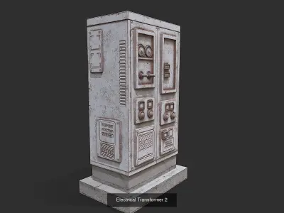 Electrical Transformer Collection 3D Model Pack