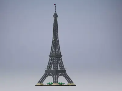 Eiffel Tower 3D Model 3D model purchase
