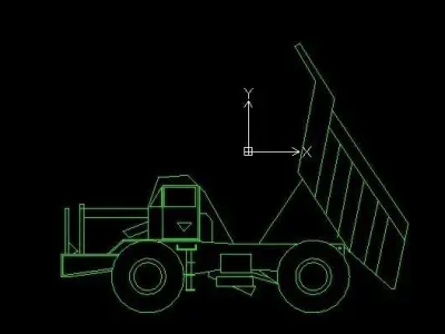 2d trucks Free 3D model