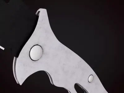 Knife 3 A Low-poly 3D model