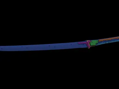 High-frequency Blade Free 3D model
