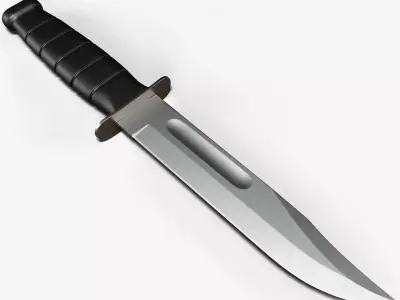 Fighting Utility Knife 3D model