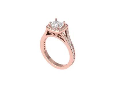 Cushion Ring 3D print model 6