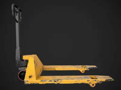 Pallet Jack Low-poly 3D model shop