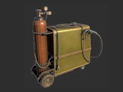 Welding Machine Low-poly 3D model purchase