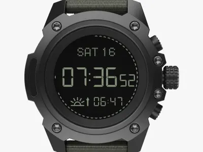 Military Watch 3 3D model