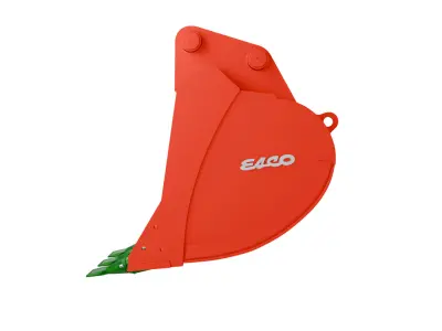 ESCO  Cast Lip Construction Bucket for Hydraulic Excavators Low-poly 3D model