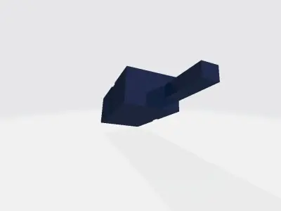 Walkie-Talkie box Low-poly 3D model