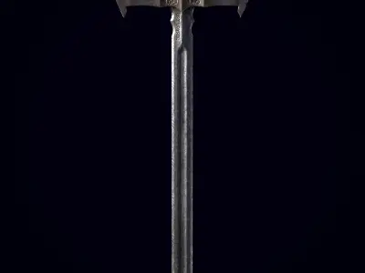 Long Sword Melee Weapon Free low-poly 3D model