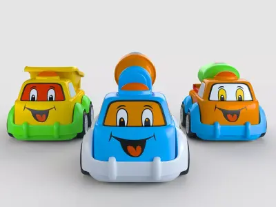 KIDS TOY TRUCK 3D model