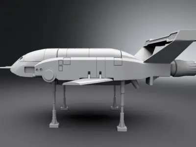 Thunderbird2 2015 scale model 3D print model