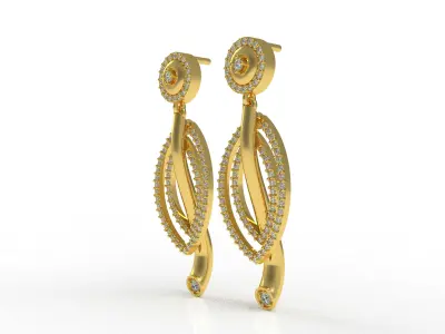 Diamond Pendant Set 47 3D print model