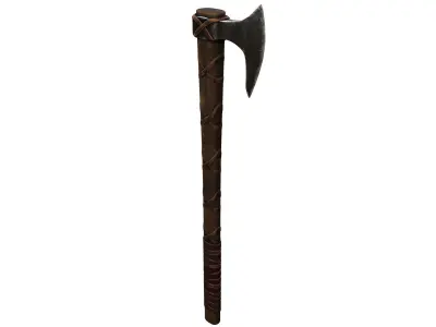 Ax Medieval Low-poly 3D model shop