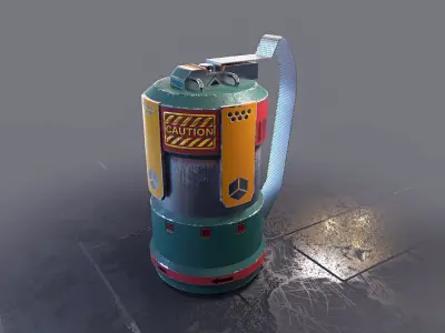 PBR HE Grenade Low-poly 3D model