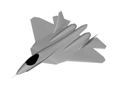 Sukhoi Su-57 3D model get