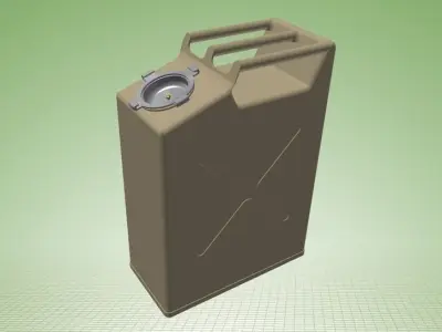  Fuel Can 5gal USGI Free 3D model