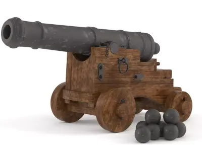 Old Cannon 3D model order
