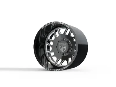 REAR SPECIALITY FORGED D027 WHEEL 3D MODEL 3D model