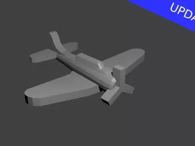 US SBD Dauntless Dive Bomber Free 3D print model