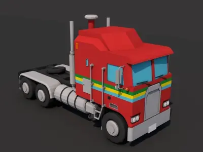 Truckstrailer Free 3D model