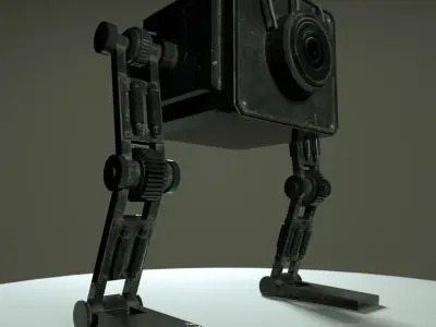 Super realistic Robot Low-poly 3D model