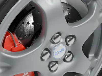 OZ Rim and brake 3D model