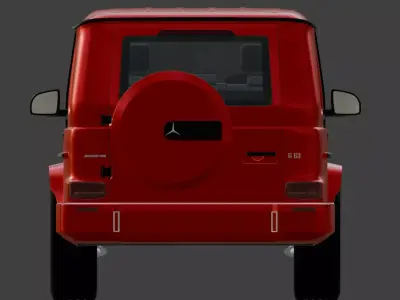 Mercedes Benz  Low-poly 3D model